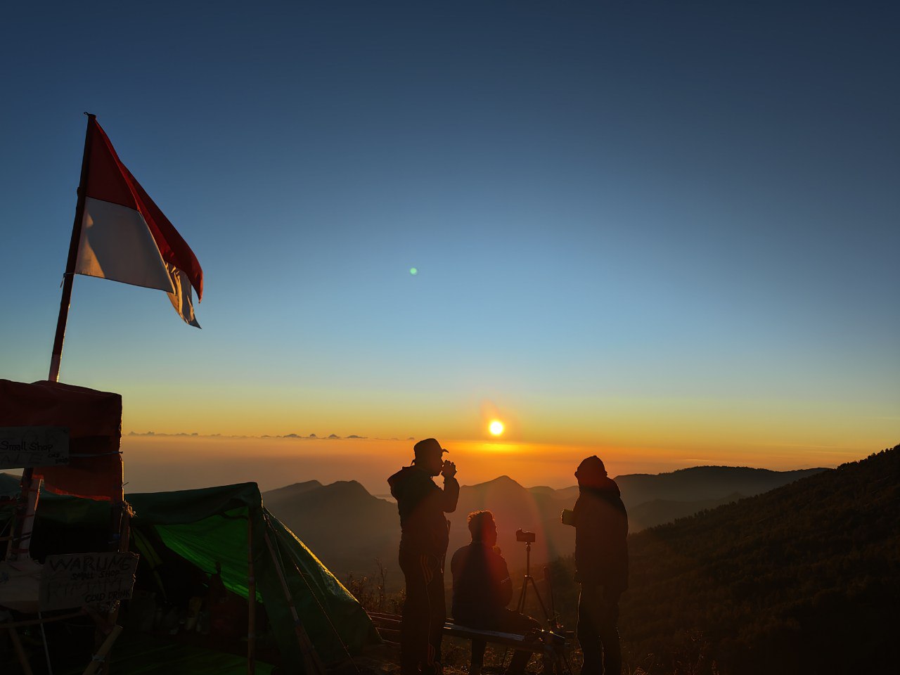 Happy Hikers at Basecamp